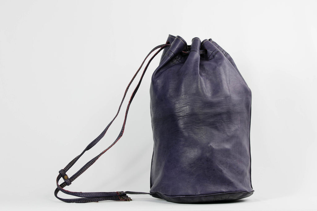 Turquoise garden leather purse – Jazala